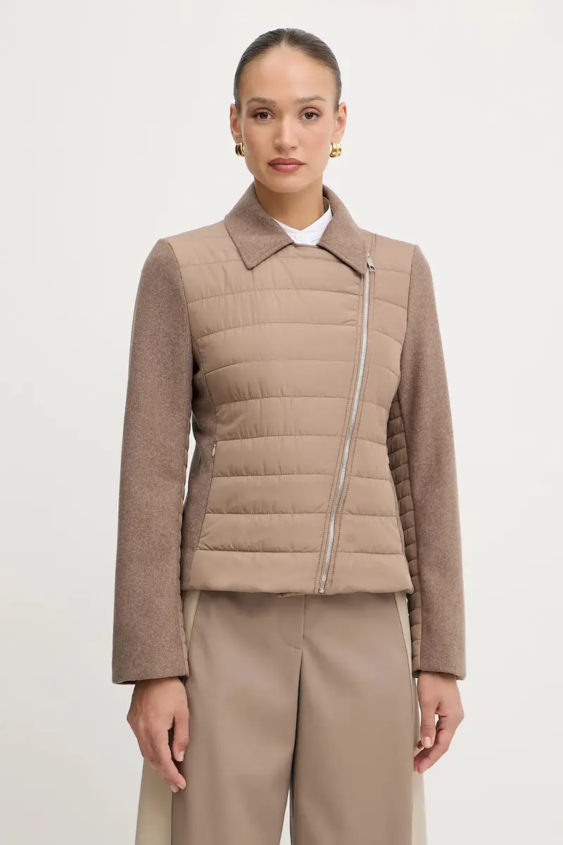 giacca in misto lana colore marrone 50555564