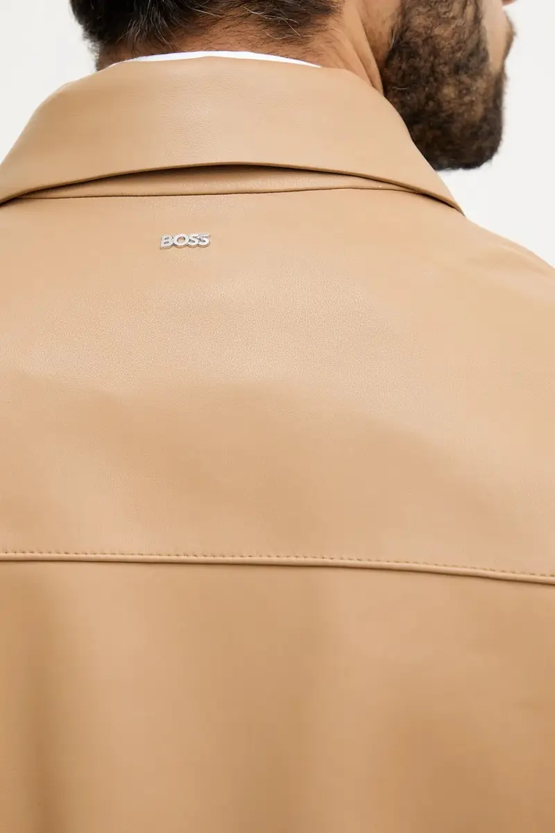 giacca in pelle colore verde 50543222 miniatura 5