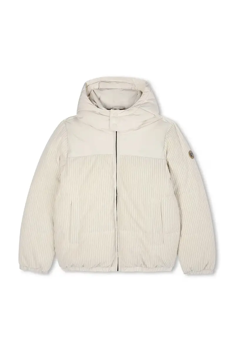 giacca per bambini colore beige J52393 miniatura 2