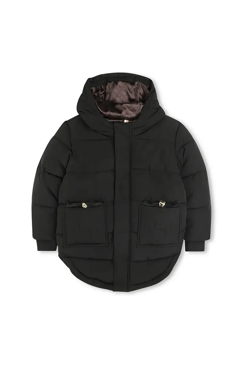 giacca per bambini colore nero J52427 miniatura 2