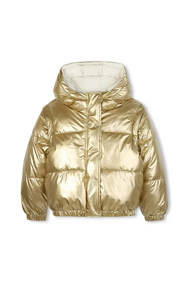 giacca reversibile per bambini colore oro J52430 miniatura 2