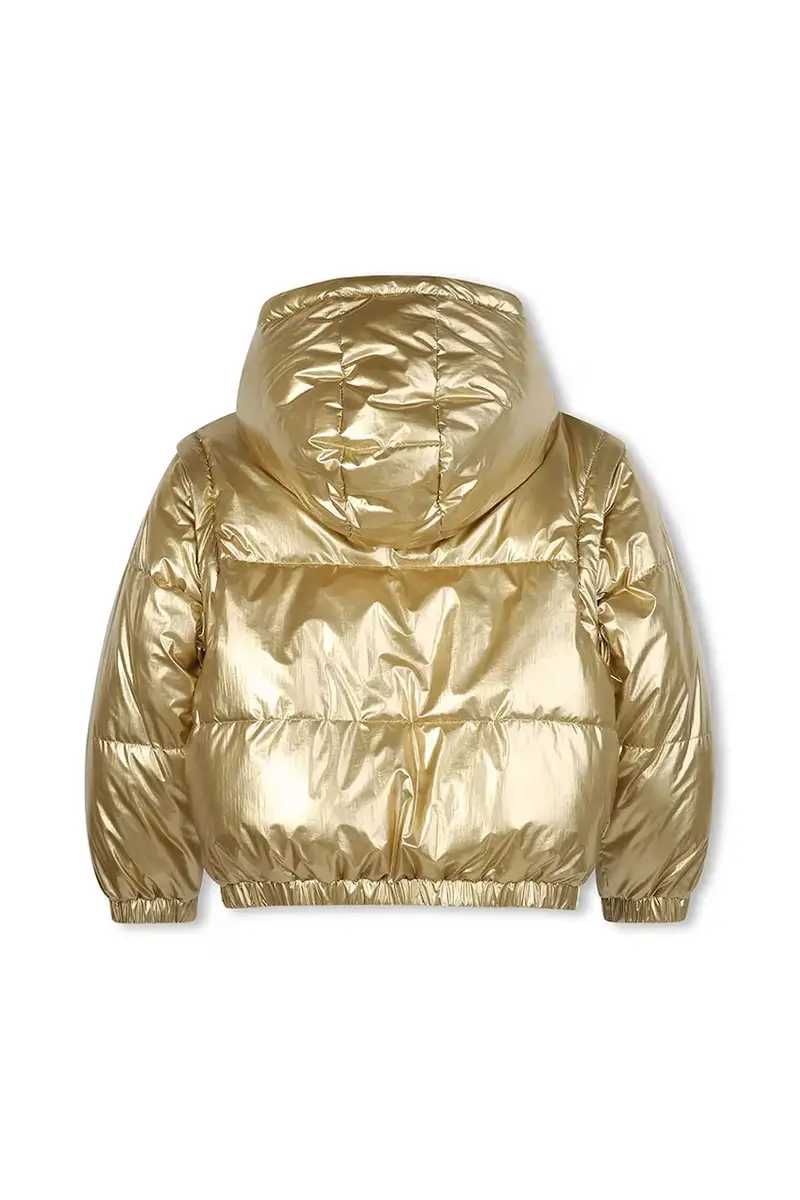 giacca reversibile per bambini colore oro J52430 miniatura 3