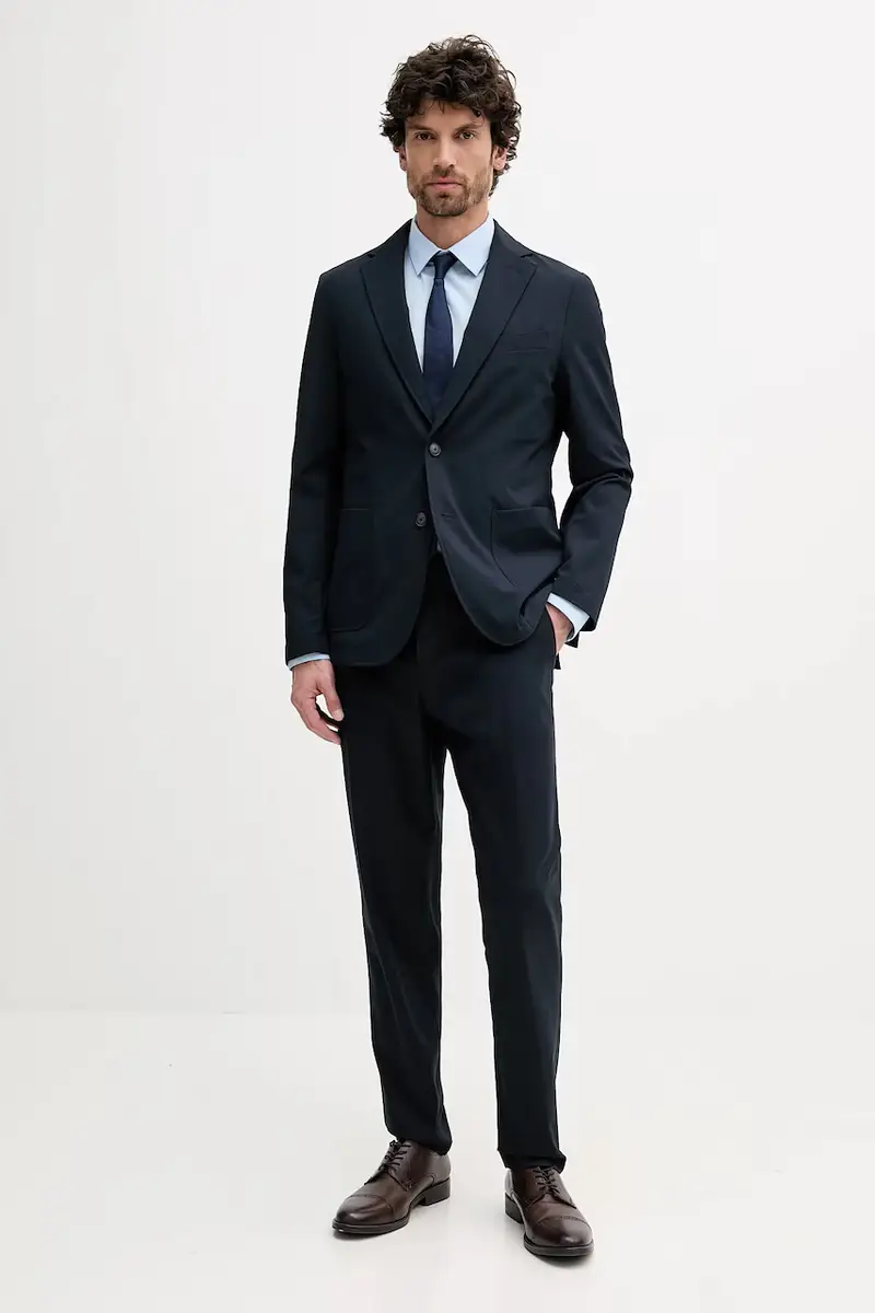 giacca uomo colore blu navy 50543480 miniatura 2