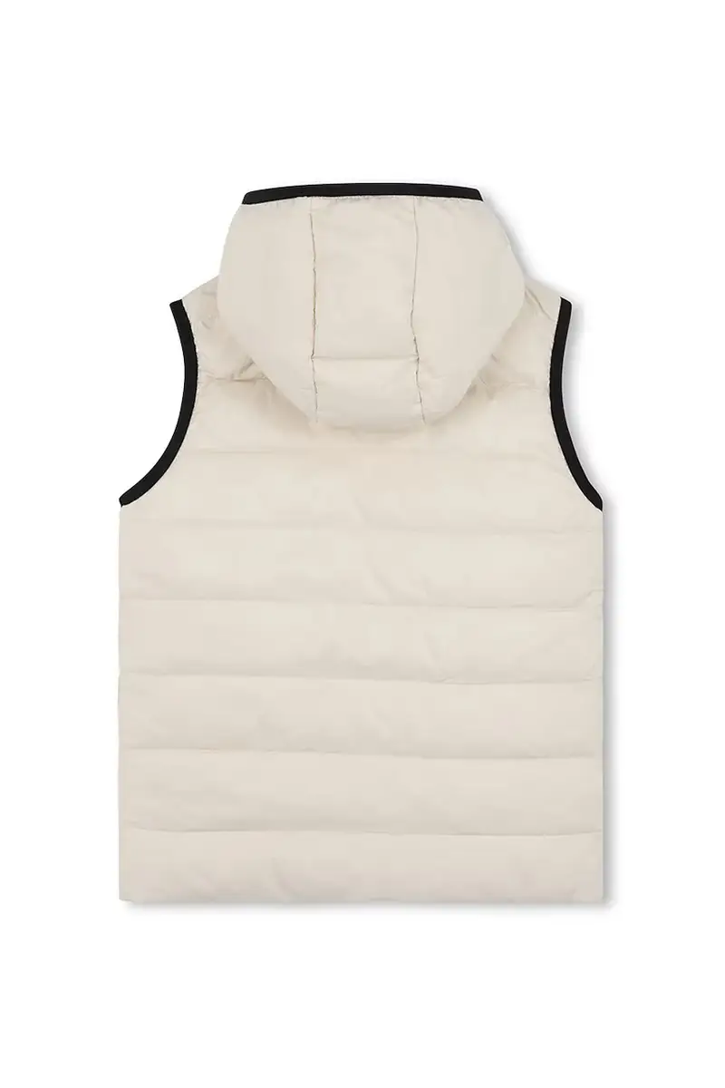 gilet da bambino colore beige J52395 miniatura 2