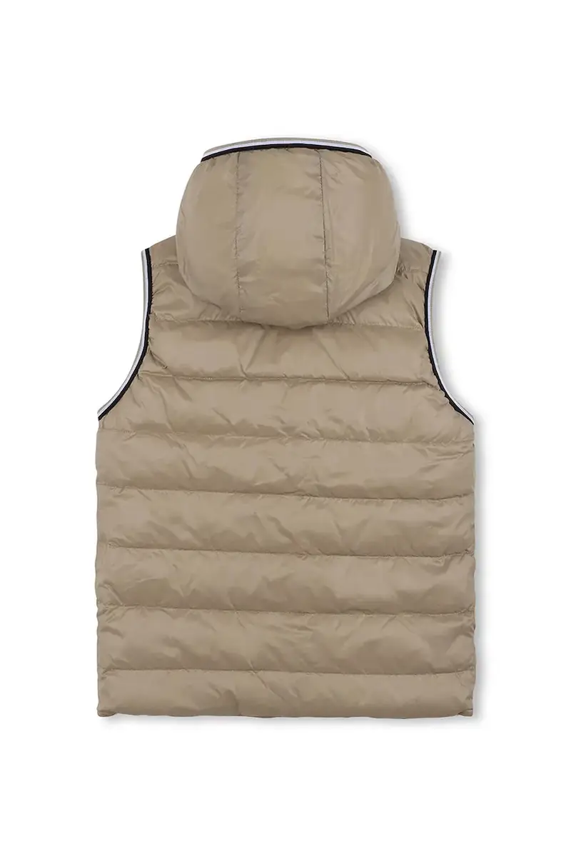 gilet da bambino colore beige J52395 miniatura 4