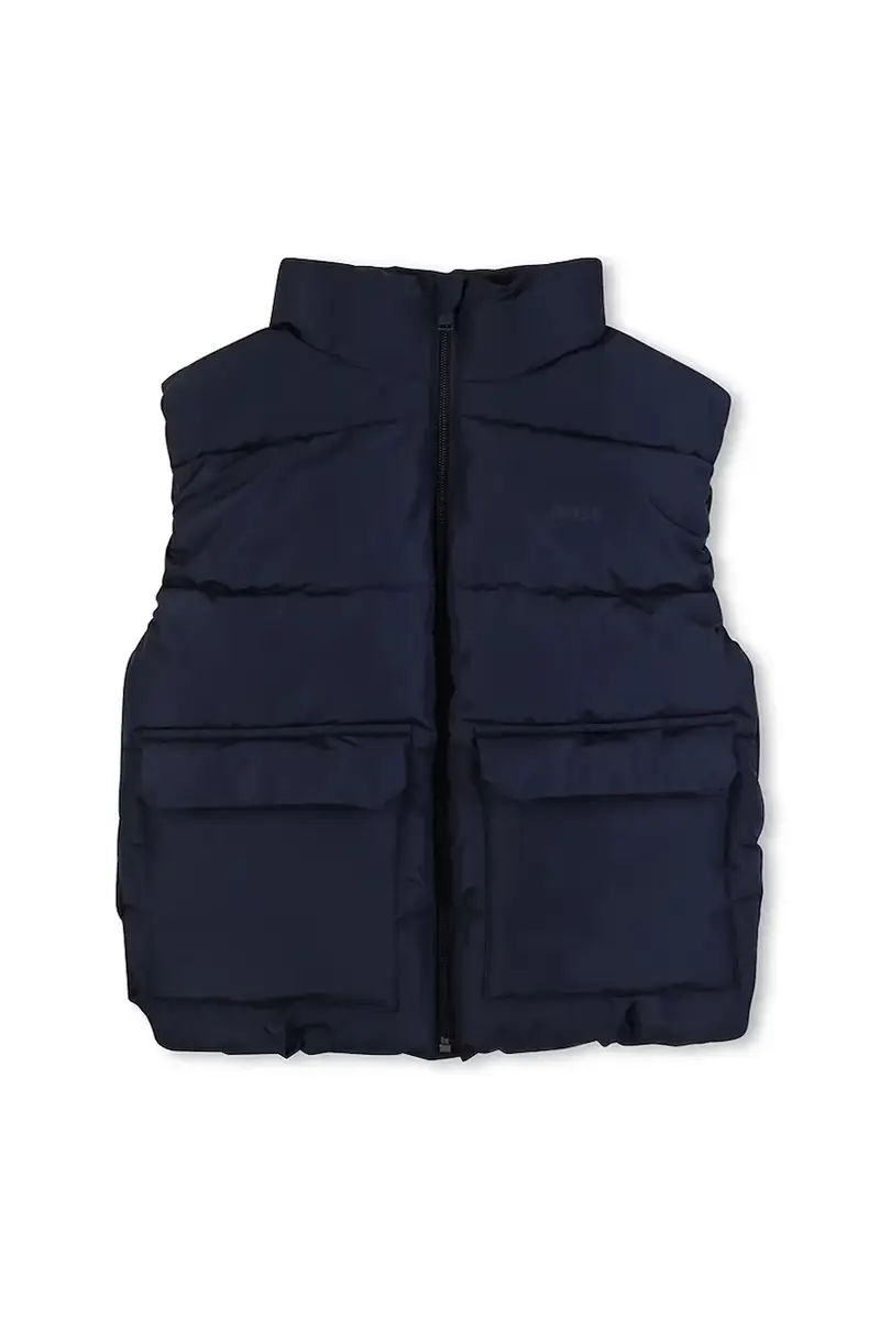 gilet da bambino colore blu navy J52397