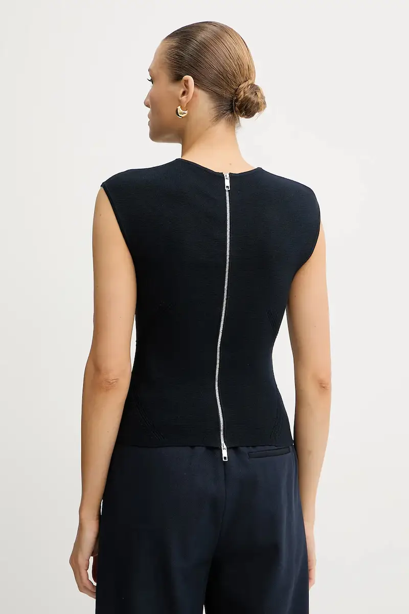 Boss Gilet Donna Blu 3592101 miniatura 3