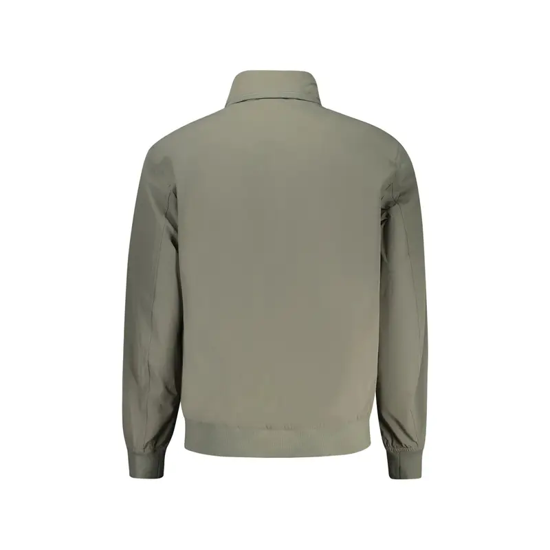 Giubbotto Maniche Lunghe Uomo Verde Zip miniatura 2