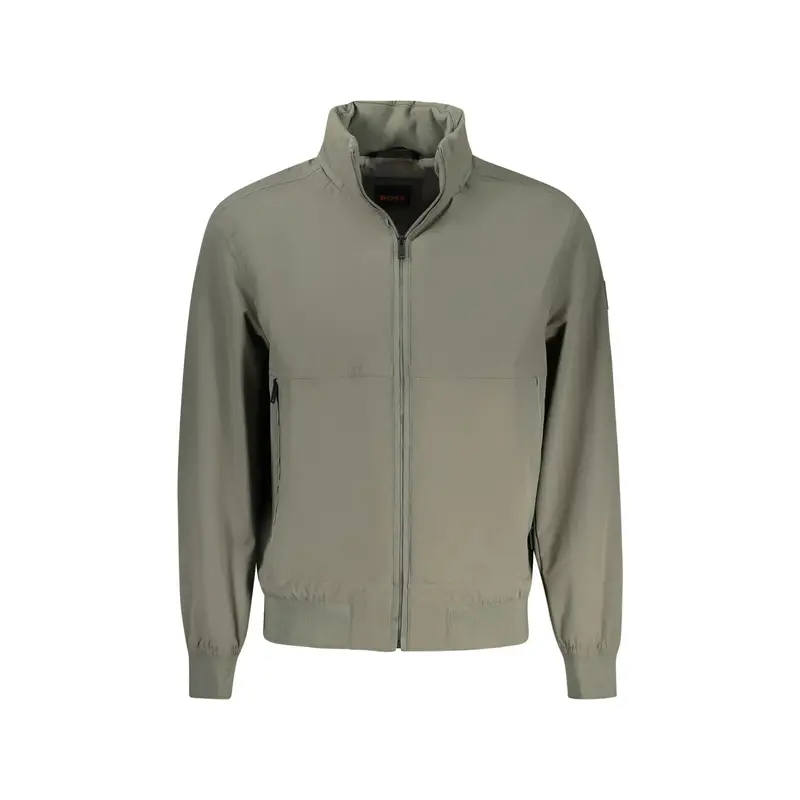 Giubbotto Maniche Lunghe Uomo Verde Zip