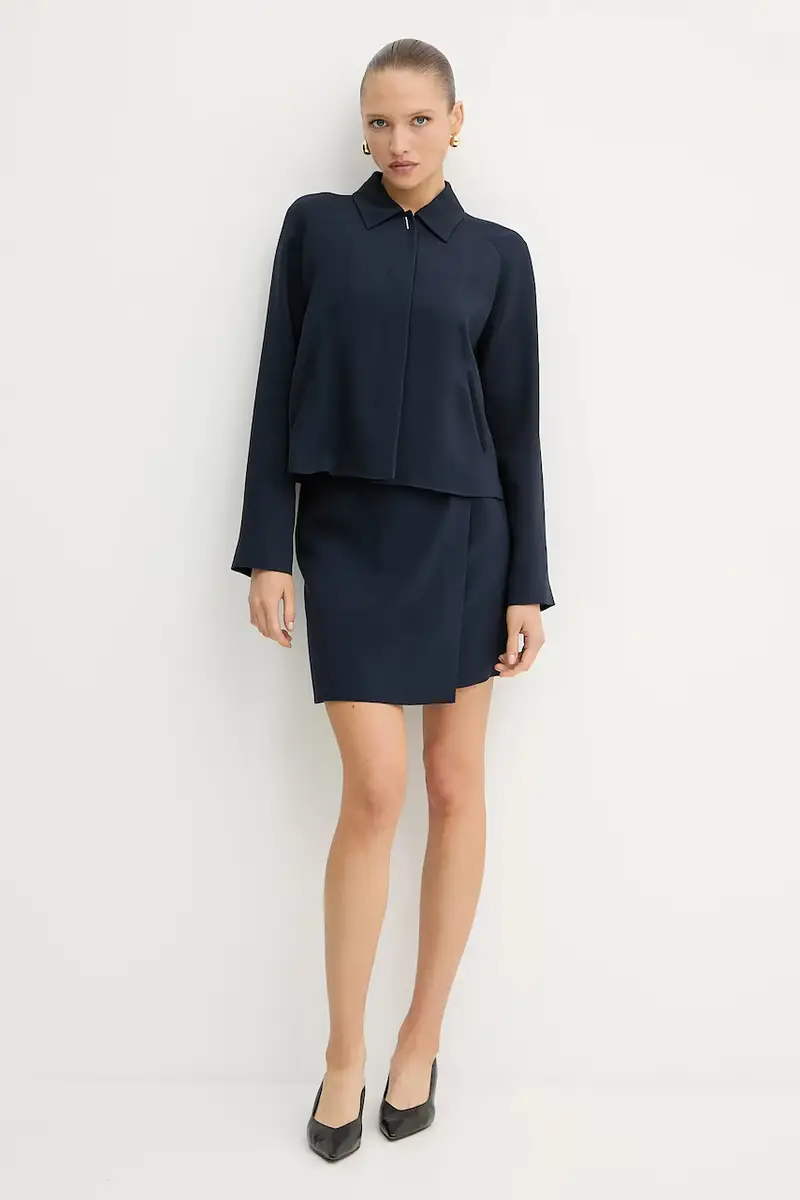 gonna colore blu navy 50541978 miniatura 2