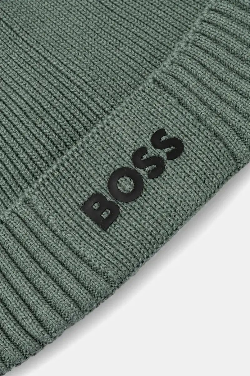 cappello in lana BOSS GREEN colore verde 50499423 miniatura 3