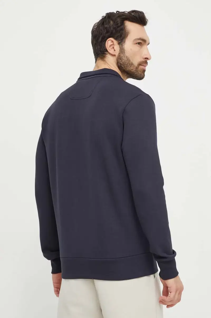 felpa uomo colore blu navy miniatura 3