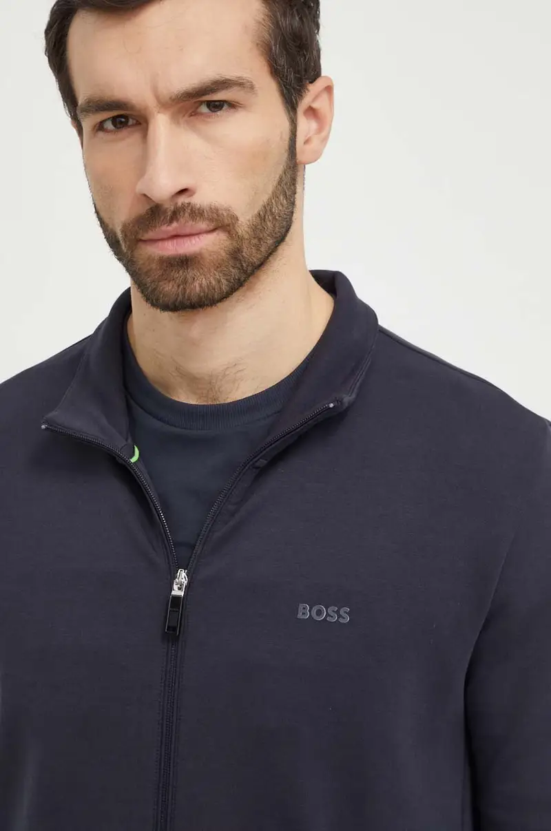 felpa uomo colore blu navy miniatura 4