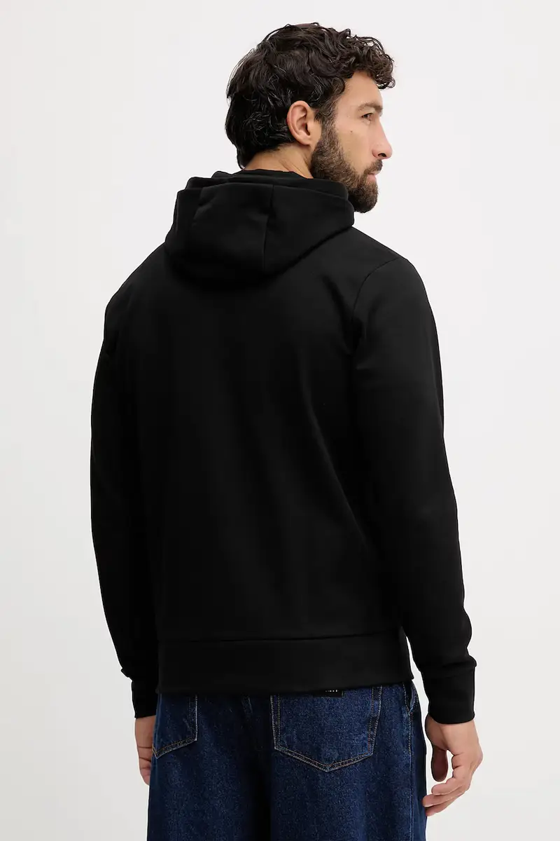 felpa uomo colore nero con cappuccio 50545581 miniatura 3