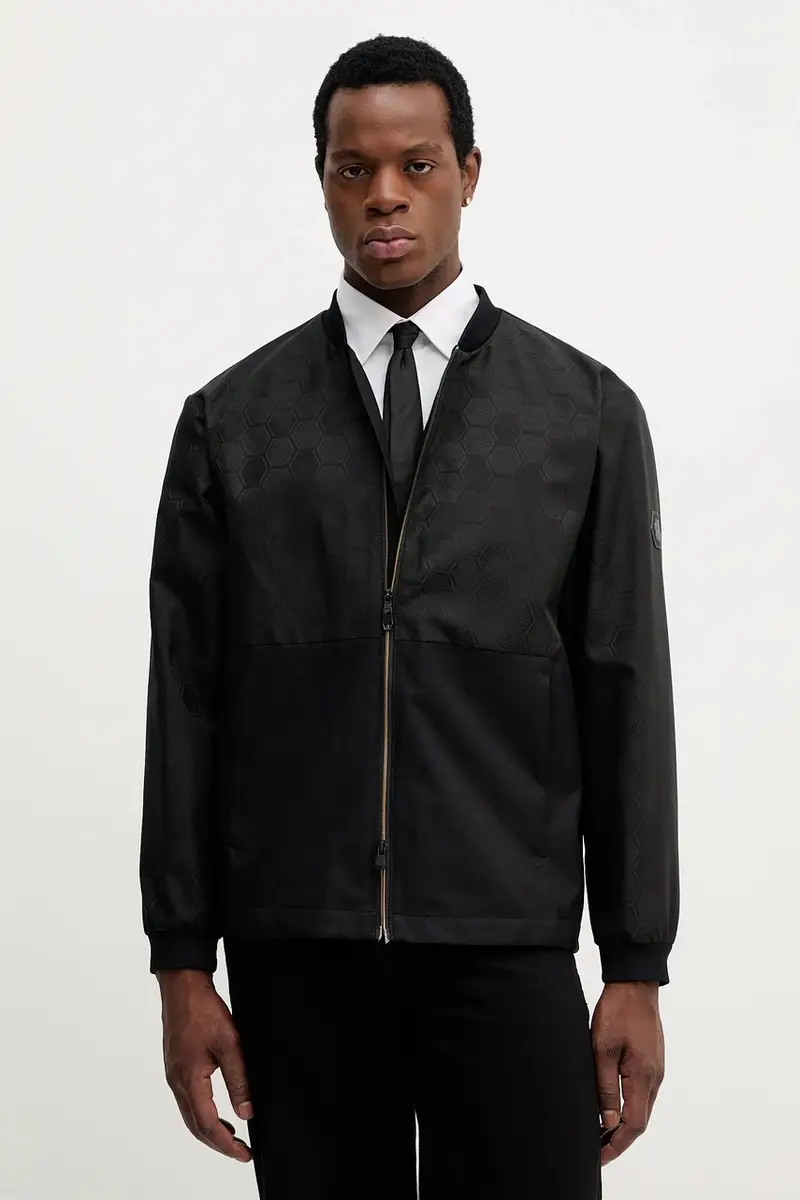 giacca colore grigio 50547181 Nero miniatura 4