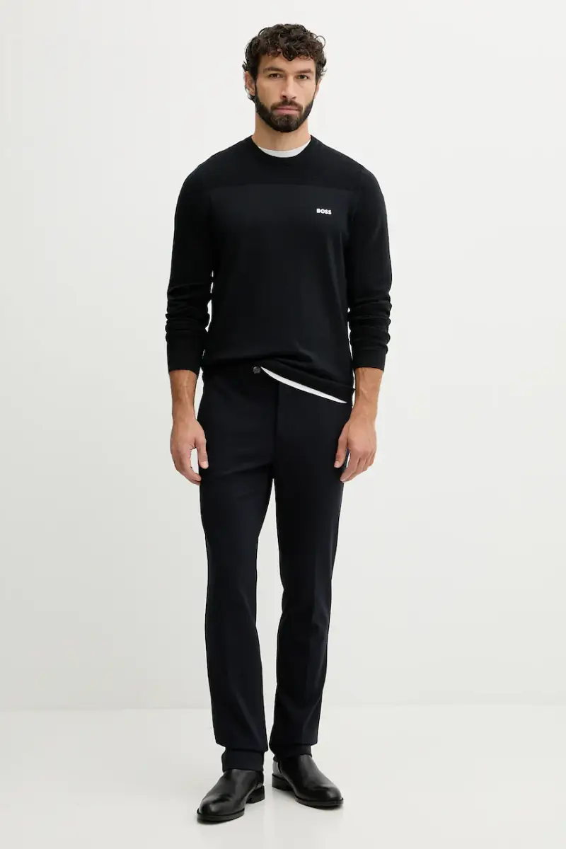 maglione con lana colore nero 50547507 miniatura 2