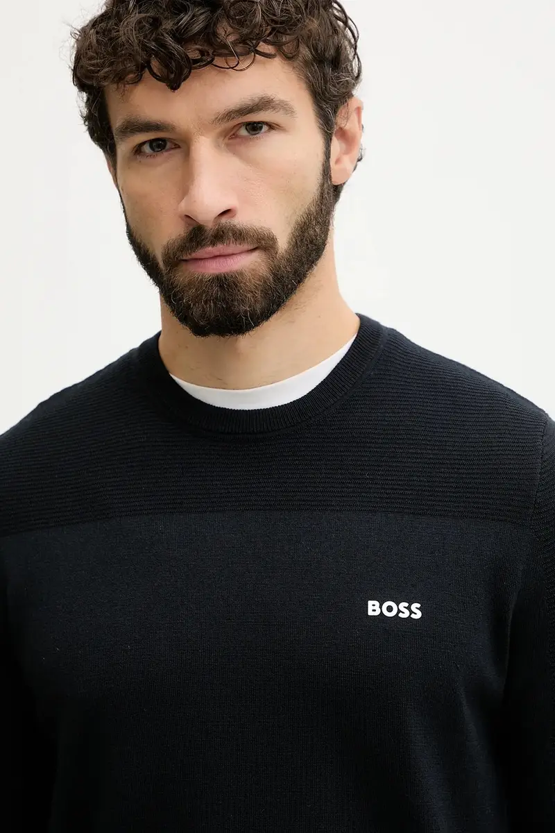 maglione con lana colore nero 50547507 miniatura 4