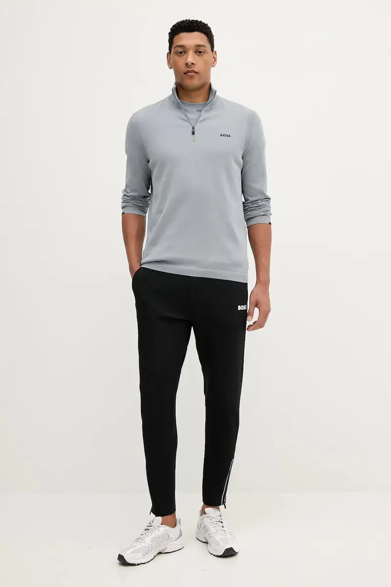 maglione in cotone colore blu 50541965 miniatura 2