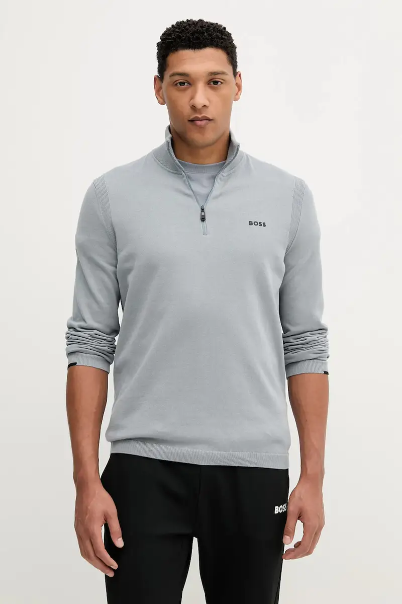 maglione in cotone colore blu 50541965