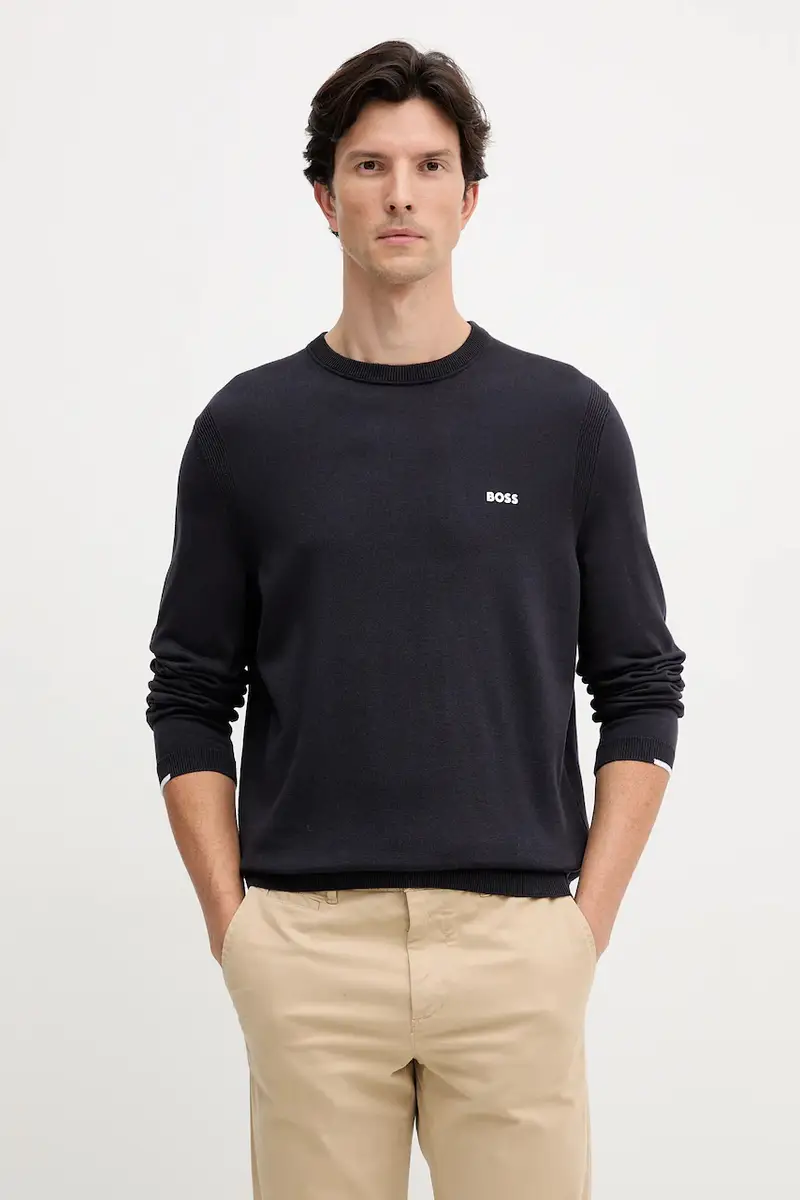 maglione in cotone colore nero 50541940 Blu navy