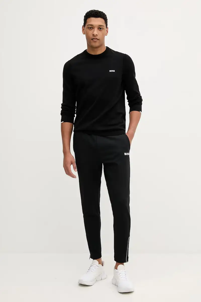 maglione in cotone uomo colore nero 50541940 miniatura 2