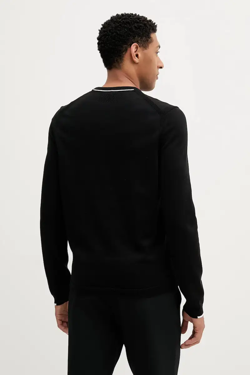 maglione in cotone uomo colore nero 50541940 miniatura 3