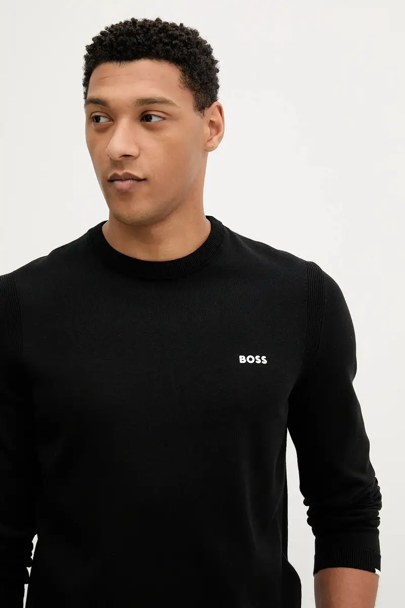 maglione in cotone uomo colore nero 50541940 miniatura 4