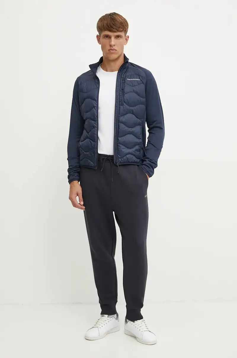 pantaloni della tuta colore blu navy miniatura 2