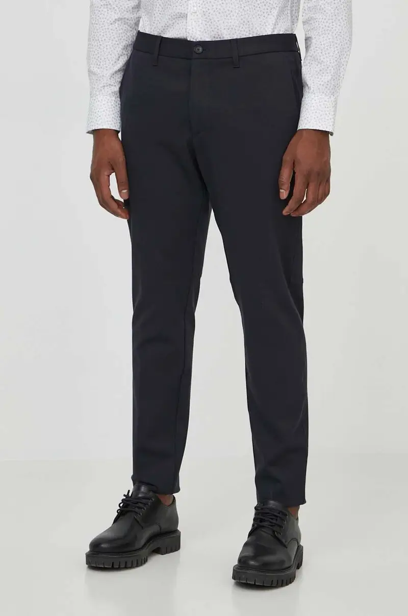 pantaloni uomo colore blu navy