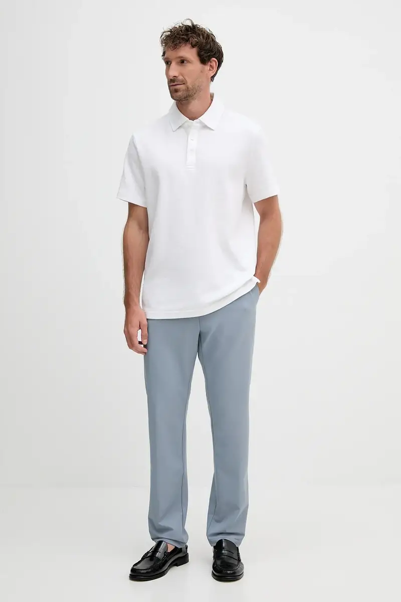 pantaloni uomo colore blu navy 50534303 Grigio miniatura 2