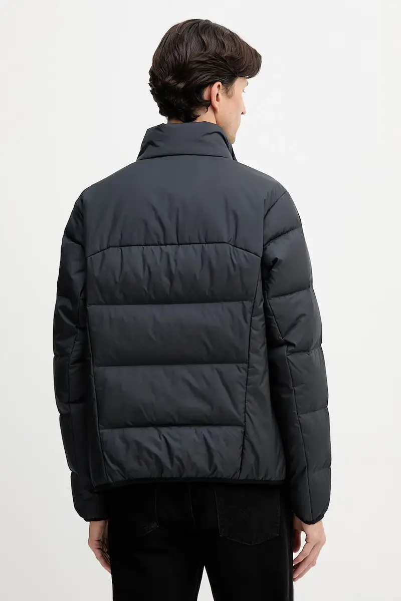 piumino colore blu navy 50544322 Nero miniatura 3