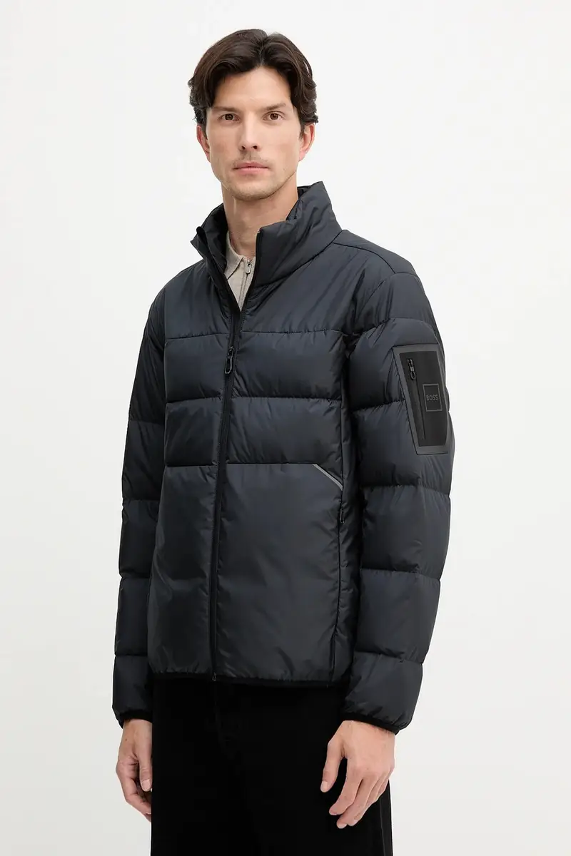 piumino colore blu navy 50544322 Nero miniatura 4