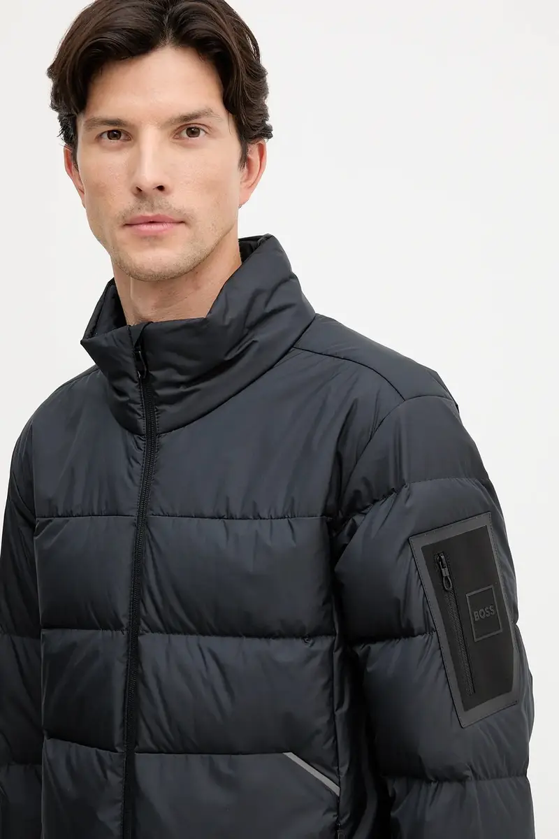 piumino colore blu navy 50544322 Nero miniatura 5