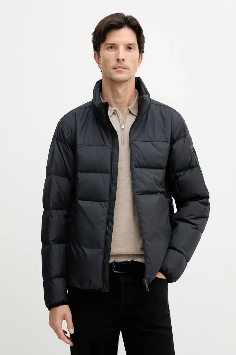 piumino colore blu navy 50544322 Nero