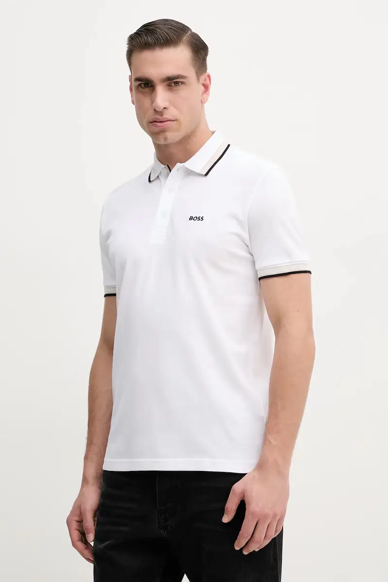 polo in cotone colore bianco 50469055