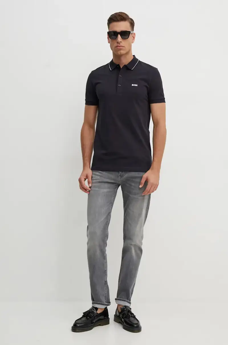 BOSS Green Polo Blu 4157388 miniatura 2