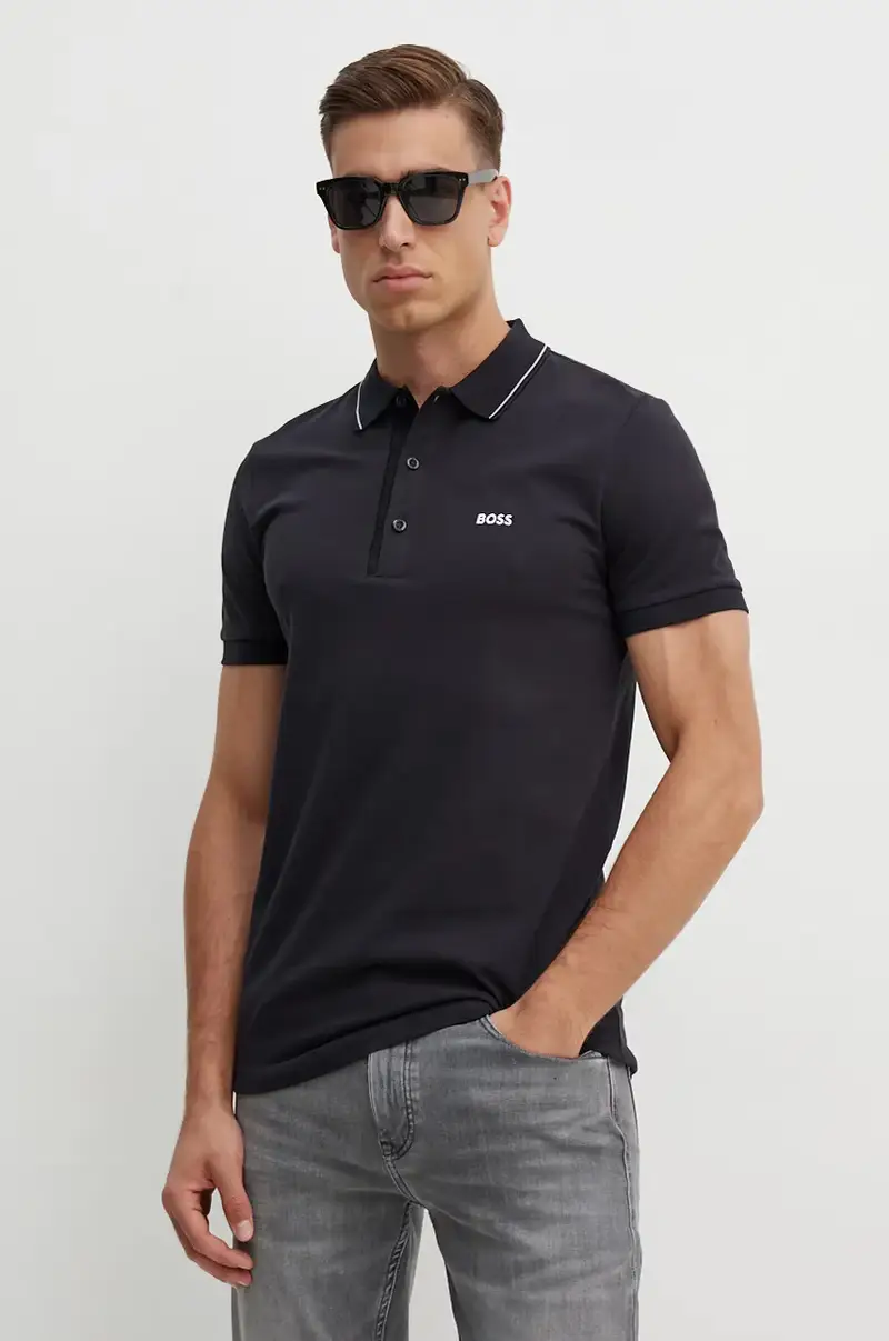 BOSS Green Polo Blu 4157388 miniatura 4