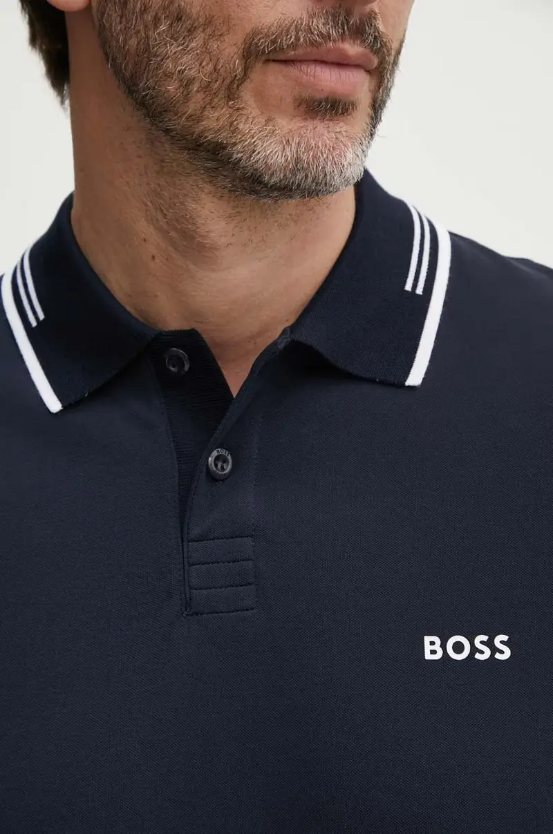 BOSS Green Polo Uomo Blu 3596497 miniatura 4