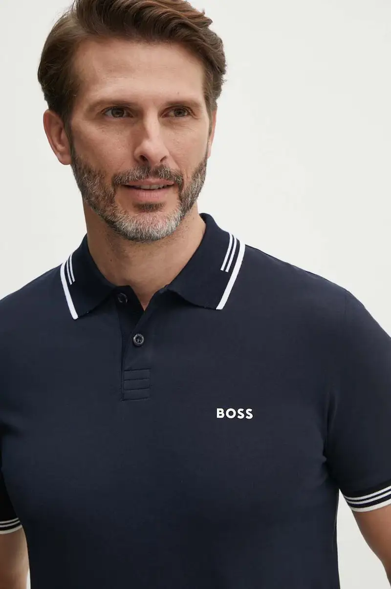 BOSS Green Polo Uomo Blu 3596497