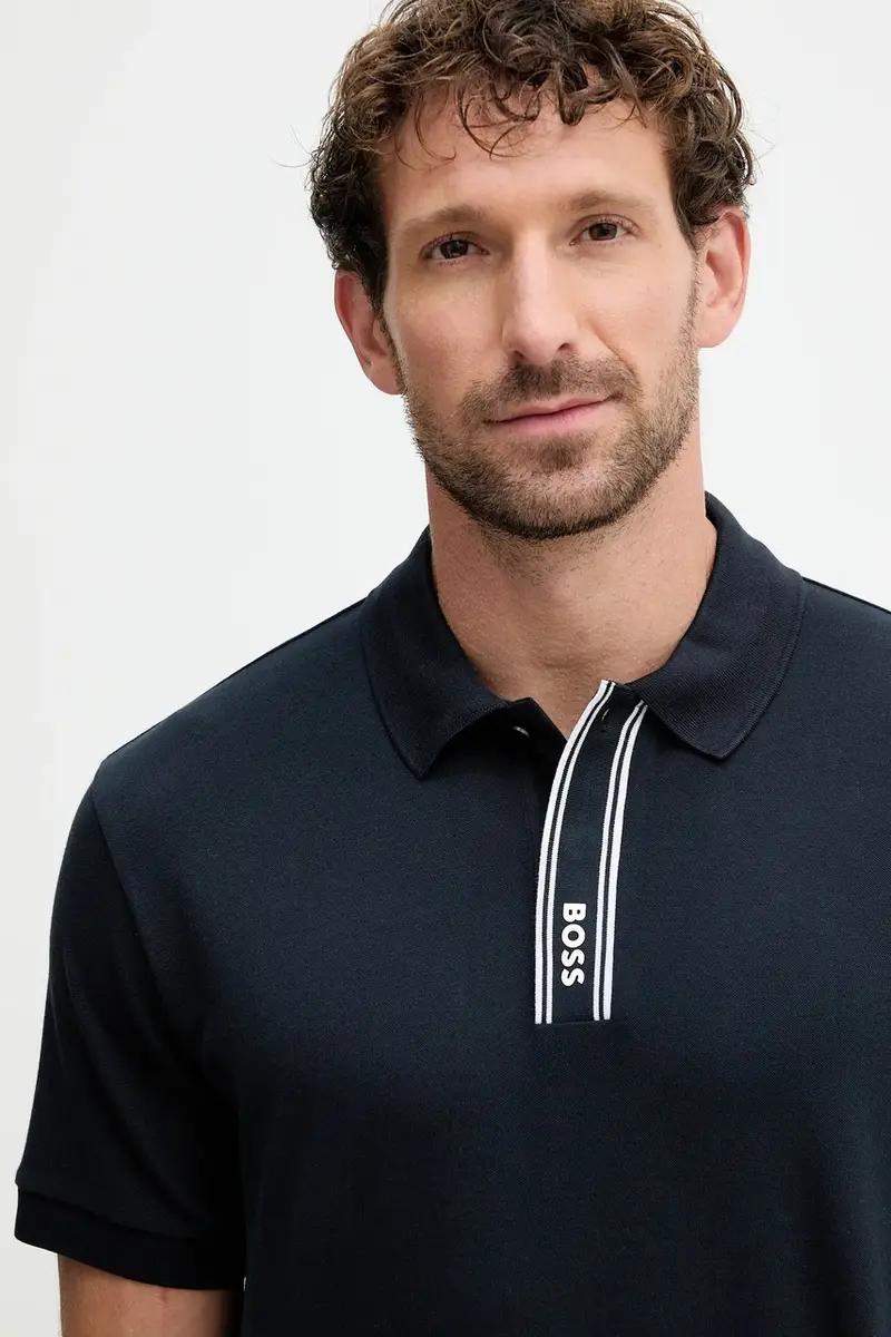 BOSS Green Polo Uomo Blu 3594912 miniatura 4