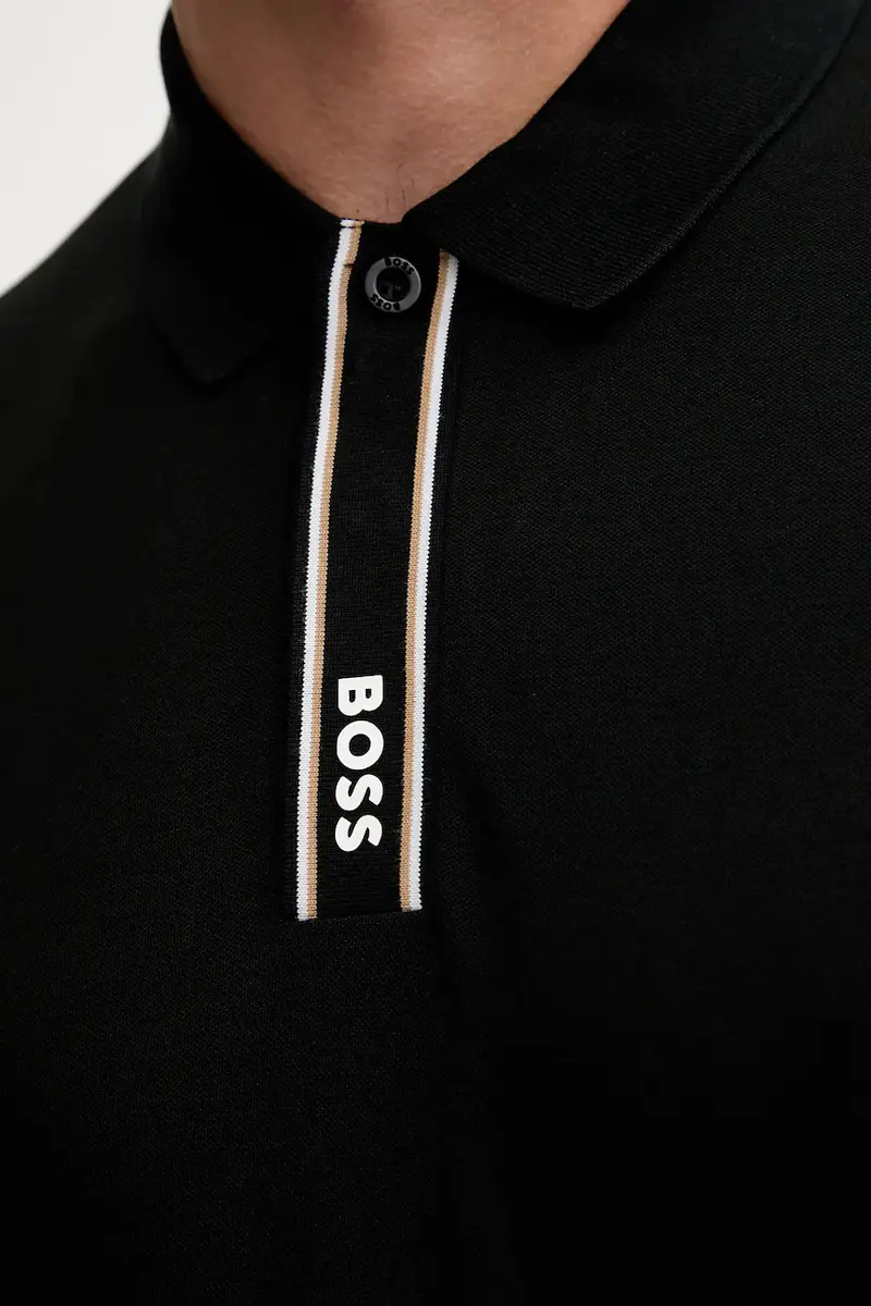 BOSS Green Polo Uomo Nero 3427004 miniatura 5