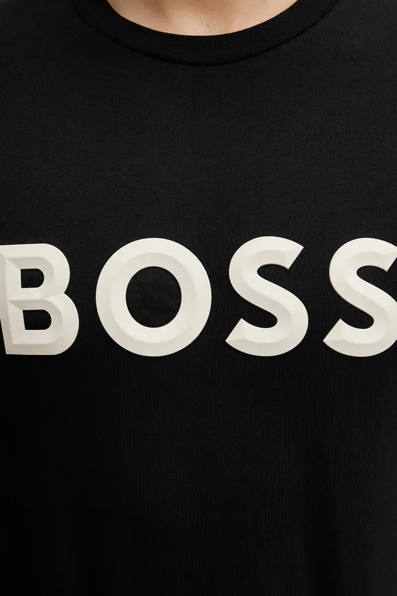 BOSS Green T-shirt Uomo Nero 3920010 miniatura 5
