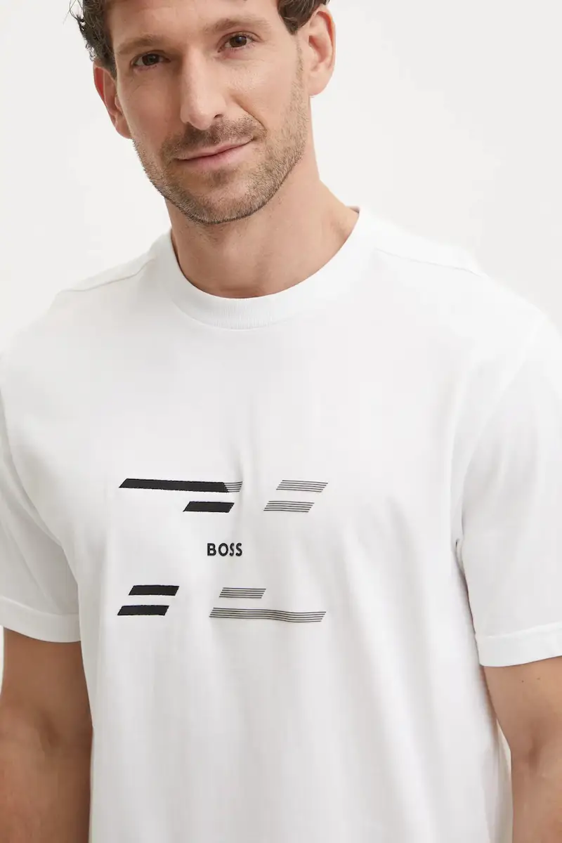 BOSS Green T-shirt Uomo Beige 3291479 miniatura 4