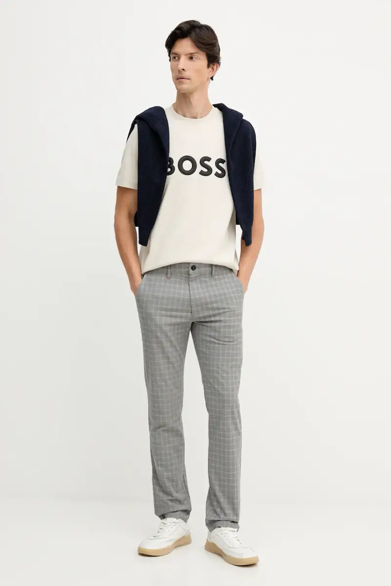 BOSS Green T-shirt Uomo Beige 3574187 miniatura 2