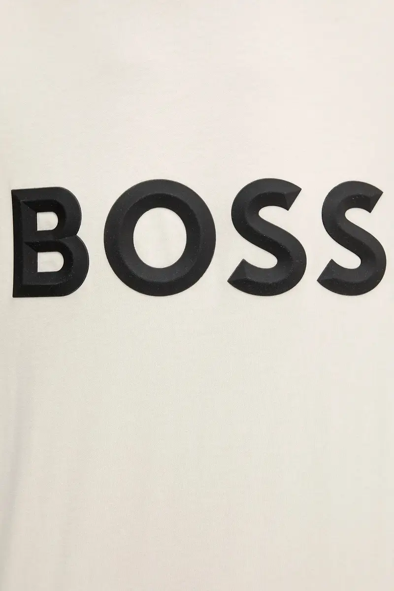 BOSS Green T-shirt Uomo Beige 3574187 miniatura 5