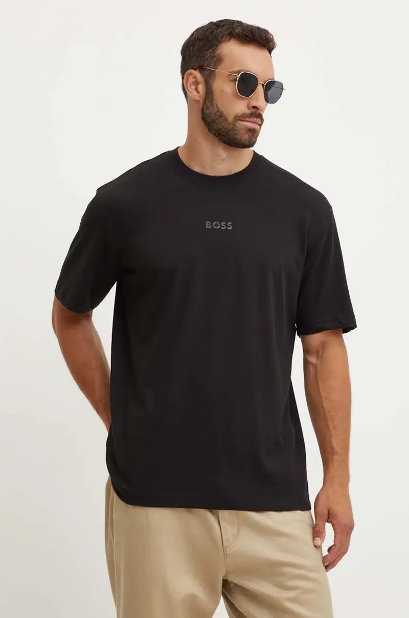 BOSS Green T-shirt Uomo Nero 3262313
