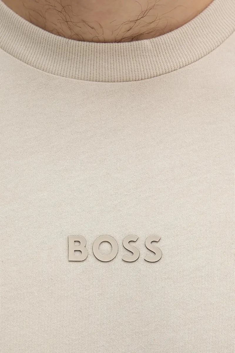 BOSS Green T-shirt Uomo Beige 3569089 miniatura 4