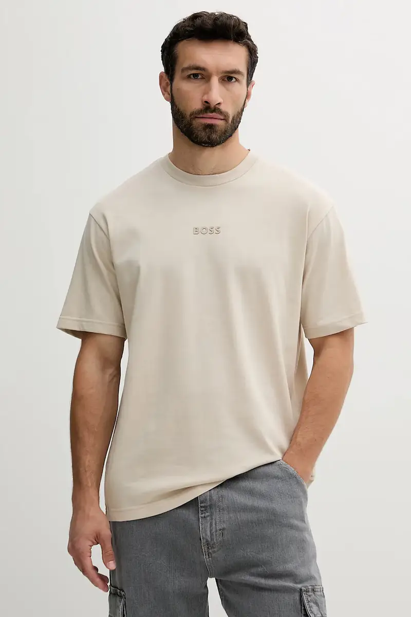 BOSS Green T-shirt Uomo Nero 3569089