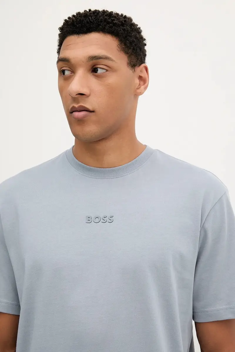 BOSS Green T-shirt Uomo Blu 3132224 miniatura 4