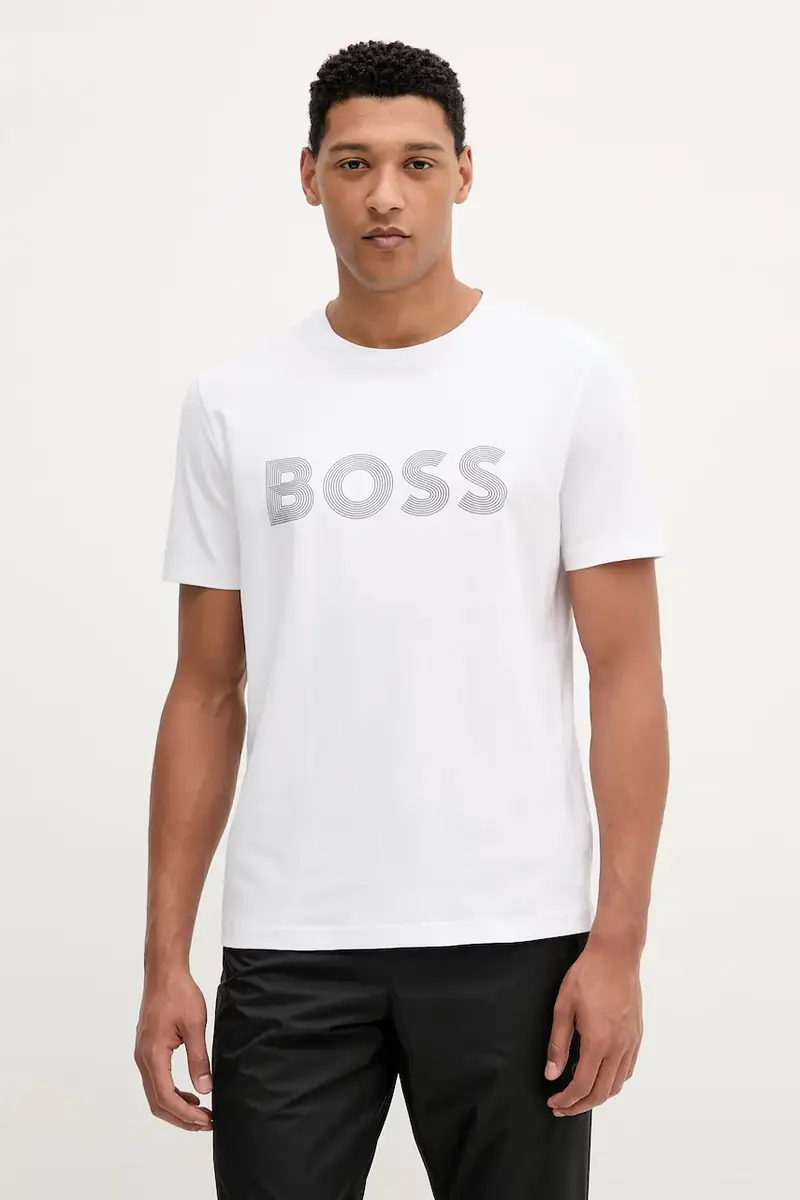 BOSS Green T-shirt Uomo Bianco 3124727